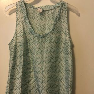 JCrew 100% Silk Tank Top